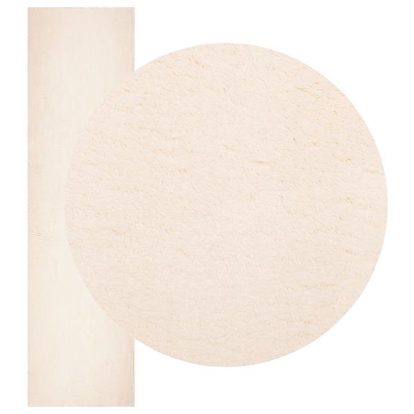 Grote foto vidaxl vloerkleden rechthoekig huarte beige 1000 x 80 cm polyester huis en inrichting vloerbedekking en kleden