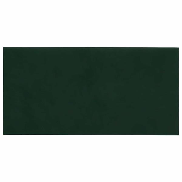 Grote foto vidaxl wandhoofdbord 12 pcs donkergroen 30 x 15 cm fluweel antiek en kunst stoelen en banken