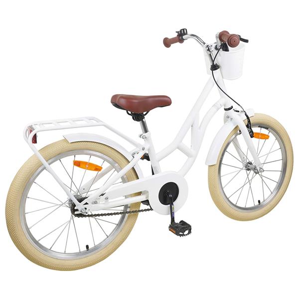 Grote foto vidaxl kinderfiets 24 inch voor 8 12 jaar oud wit fietsen en brommers herenfietsen
