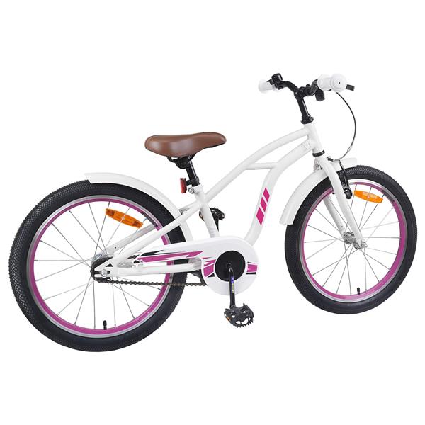 Grote foto vidaxl kinderfiets 20 inch voor 6 11 jaar oud wit fietsen en brommers herenfietsen