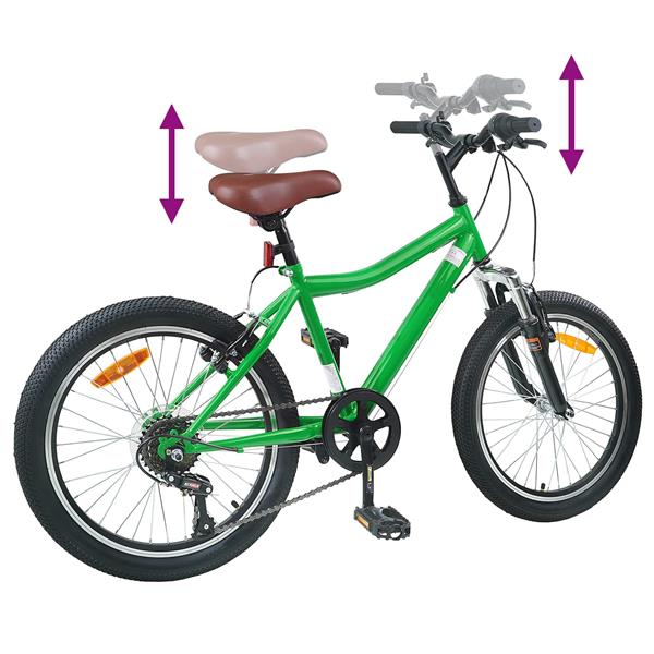Grote foto vidaxl kinderfiets 20 inch 6 speed voor 6 11 jaar oud groen fietsen en brommers herenfietsen