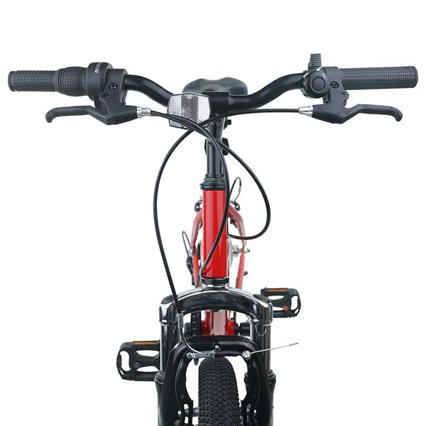 Grote foto vidaxl kinderfiets 20 inch 6 speed voor 6 11 jaar oud rood fietsen en brommers herenfietsen