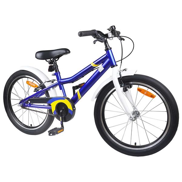 Grote foto vidaxl kinderfiets 20 inch voor 6 11 jaar oud blauw wit fietsen en brommers herenfietsen