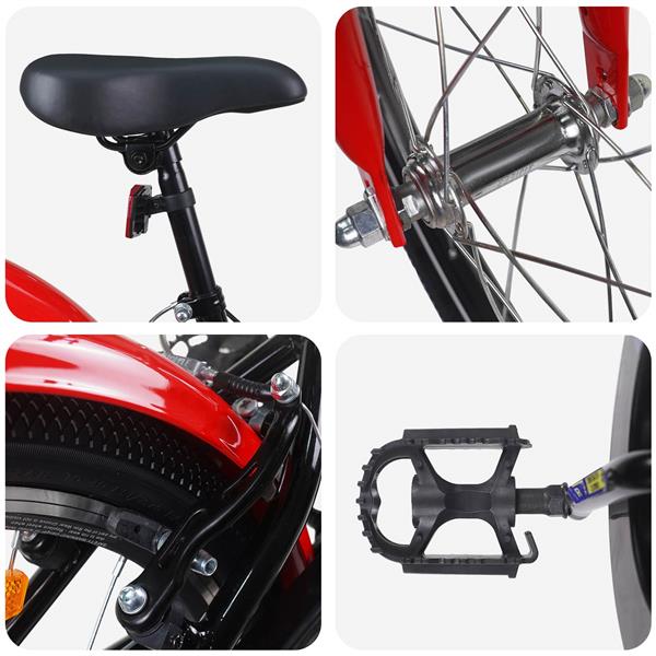 Grote foto vidaxl kinderfiets 22 inch voor 7 12 jaar oud blauw wit fietsen en brommers herenfietsen