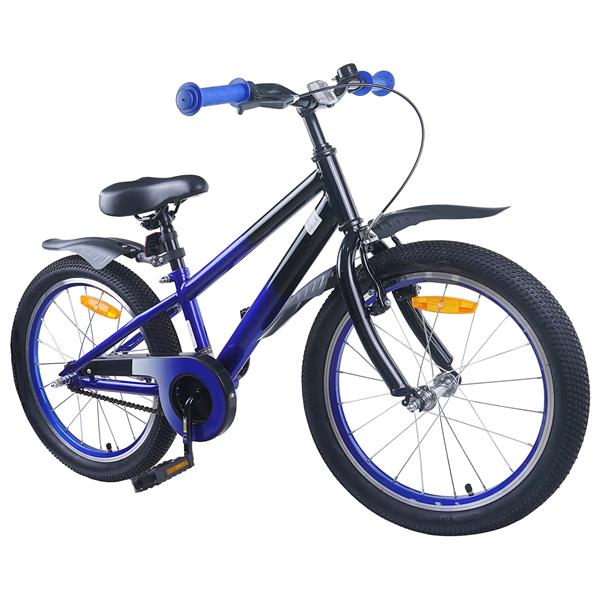 Grote foto vidaxl kinderfiets 20 inch voor 6 11 jaar oud blauw zwart fietsen en brommers herenfietsen