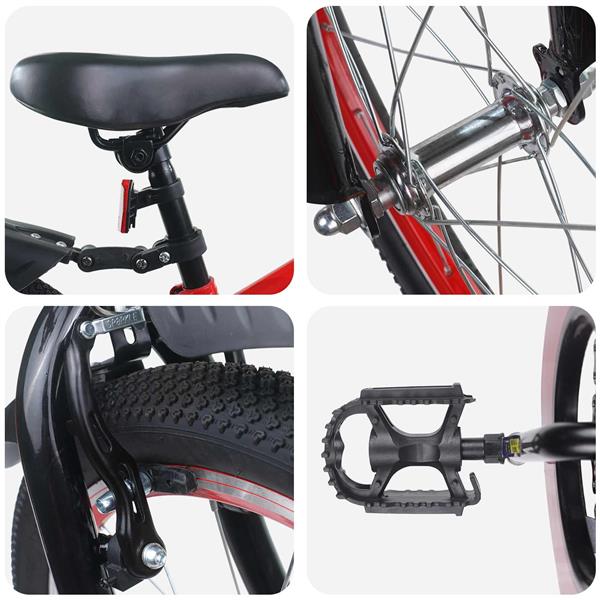 Grote foto vidaxl kinderfiets 20 inch voor 6 11 jaar oud blauw zwart fietsen en brommers herenfietsen