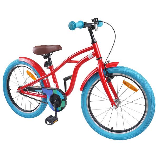 Grote foto vidaxl kinderfiets 20 inch voor 6 11 jaar oud rood fietsen en brommers herenfietsen