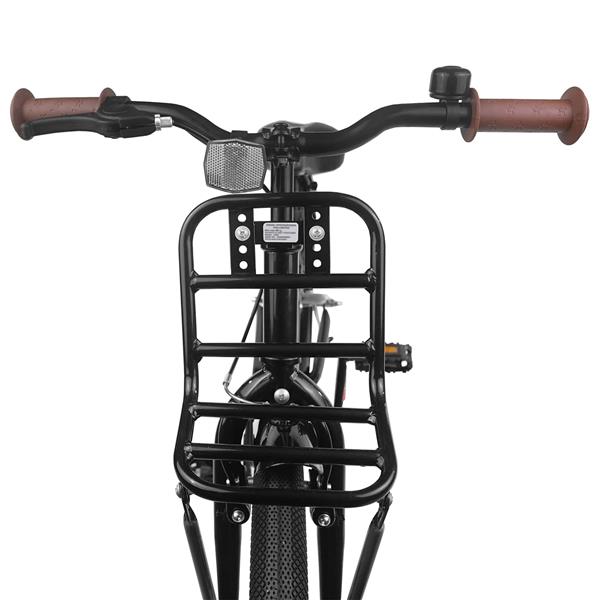 Grote foto vidaxl kinderfiets 22 inch voor 7 12 jaar oud zwart fietsen en brommers herenfietsen