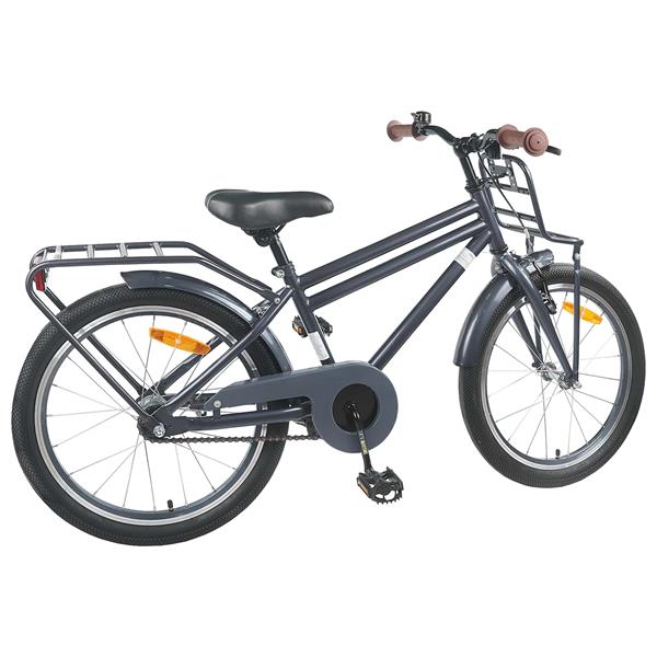 Grote foto vidaxl kinderfiets 20 inch voor 6 11 jaar oud donkergrijs fietsen en brommers herenfietsen