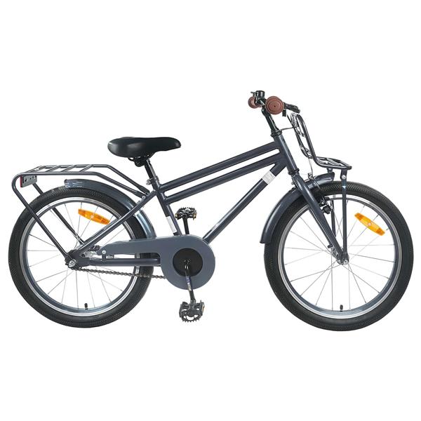 Grote foto vidaxl kinderfiets 20 inch voor 6 11 jaar oud donkergrijs fietsen en brommers herenfietsen