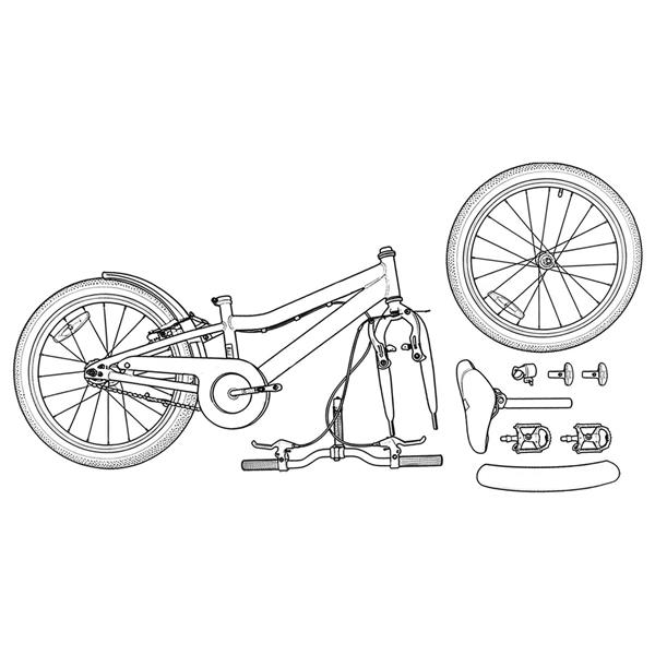 Grote foto vidaxl kinderfiets 20 inch voor 6 11 jaar oud lichtblauw fietsen en brommers herenfietsen