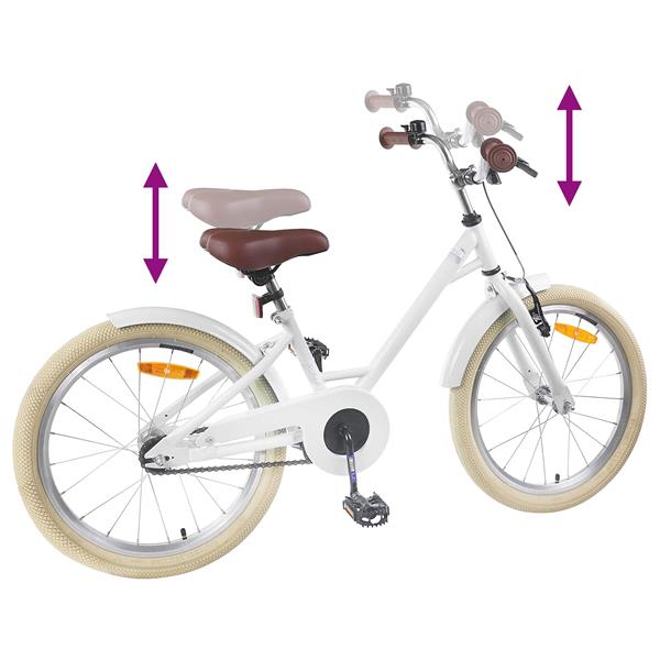 Grote foto vidaxl kinderfiets 20 inch voor 6 11 jaar oud wit fietsen en brommers herenfietsen