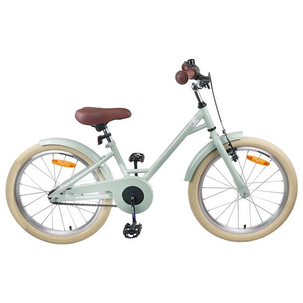 Grote foto vidaxl kinderfiets 22 inch voor 7 12 jaar oud lichtgroen fietsen en brommers herenfietsen