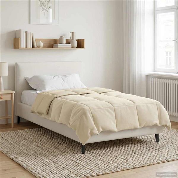 Grote foto vidaxl winter dekbed gekwilt cr me 140 x 200 cm microfiber huis en inrichting bedden