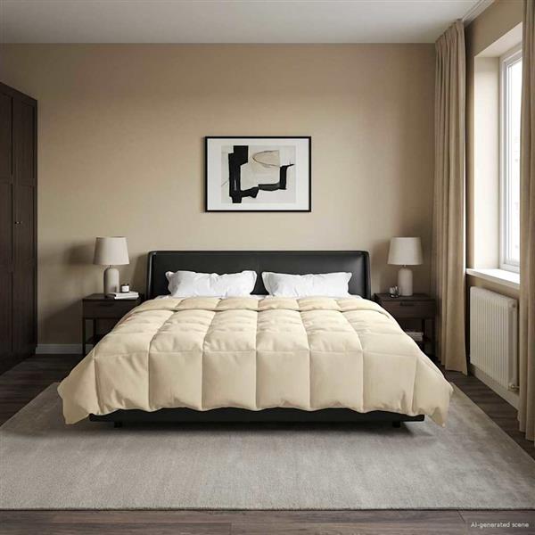 Grote foto vidaxl vol jaar dekbed gekwilt cr me 220 x 260 cm microfiber huis en inrichting bedden