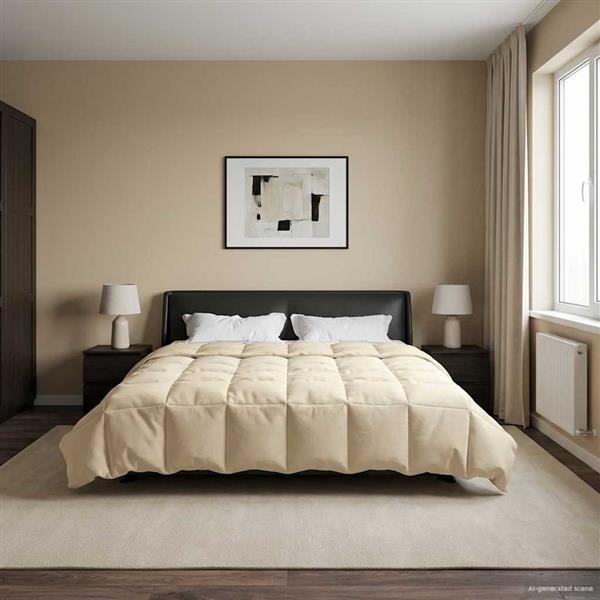 Grote foto vidaxl vol jaar dekbed gekwilt cr me 200 x 200 cm microfiber huis en inrichting bedden