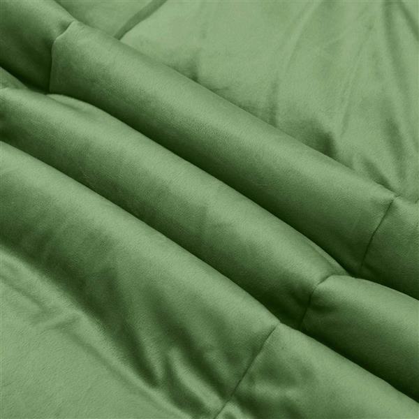 Grote foto vidaxl vol jaar dekbed gekwilt groen 155 x 200 cm microfiber huis en inrichting bedden