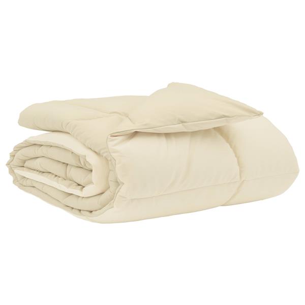 Grote foto vidaxl zomer dekbed gekwilt cr me 200 x 220 cm microfiber huis en inrichting bedden