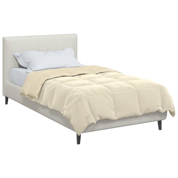 Grote foto vidaxl zomer dekbed gekwilt cr me 140 x 220 cm microfiber huis en inrichting bedden