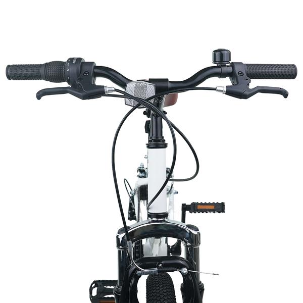 Grote foto vidaxl kids mountain bike 20 inch 6 speed voor 5 8 jaar oud wit fietsen en brommers herenfietsen