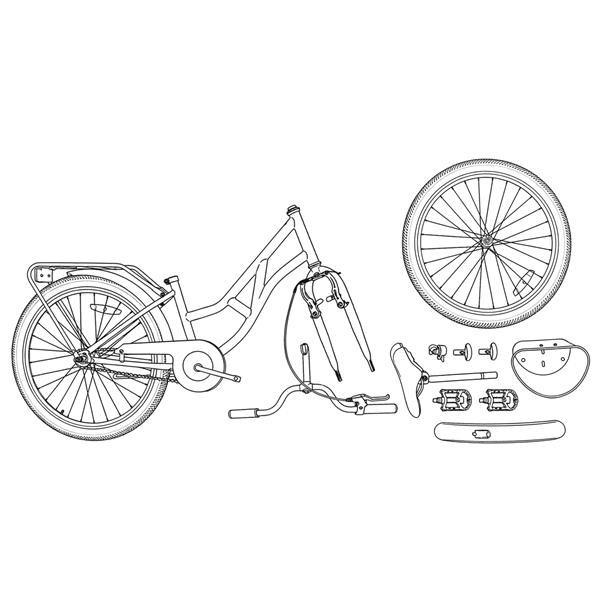 Grote foto vidaxl kinderfiets 20 inch voor 6 11 jaar oud donkerroze fietsen en brommers herenfietsen