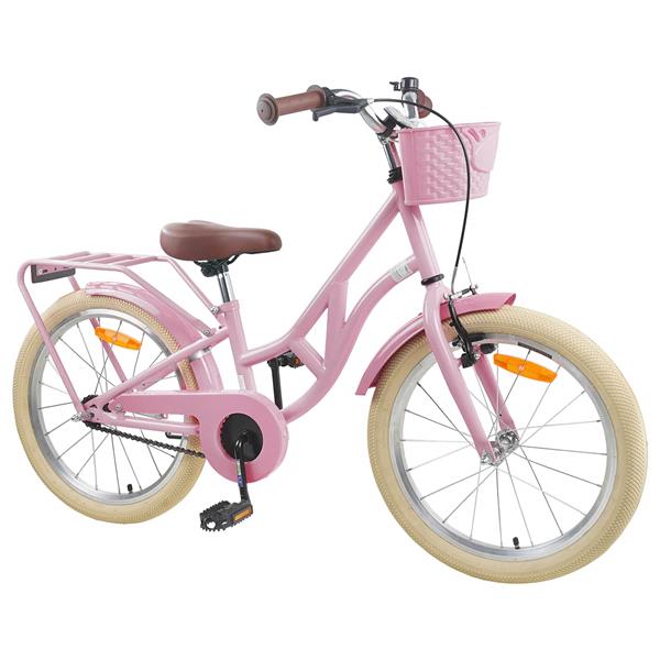 Grote foto vidaxl kinderfiets 24 inch voor 8 12 jaar oud lichtroze fietsen en brommers herenfietsen