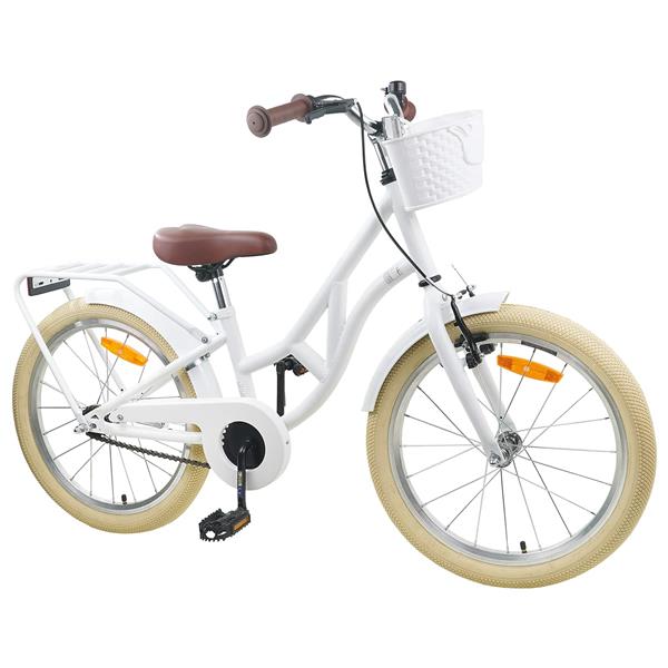 Grote foto vidaxl kinderfiets 24 inch voor 8 12 jaar oud wit fietsen en brommers herenfietsen