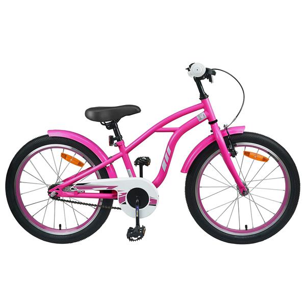 Grote foto vidaxl kinderfiets 22 inch 7 12 donkerroze fietsen en brommers herenfietsen