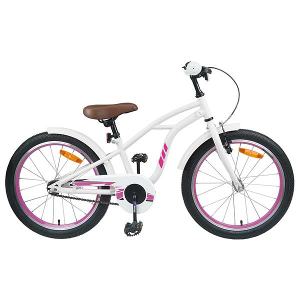 Grote foto vidaxl kinderfiets 20 inch voor 6 11 jaar oud wit fietsen en brommers herenfietsen