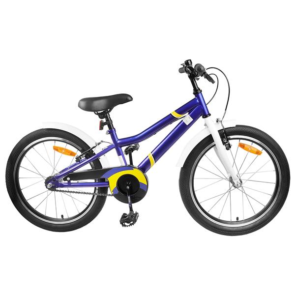 Grote foto vidaxl kinderfiets 20 inch voor 6 11 jaar oud blauw wit fietsen en brommers herenfietsen