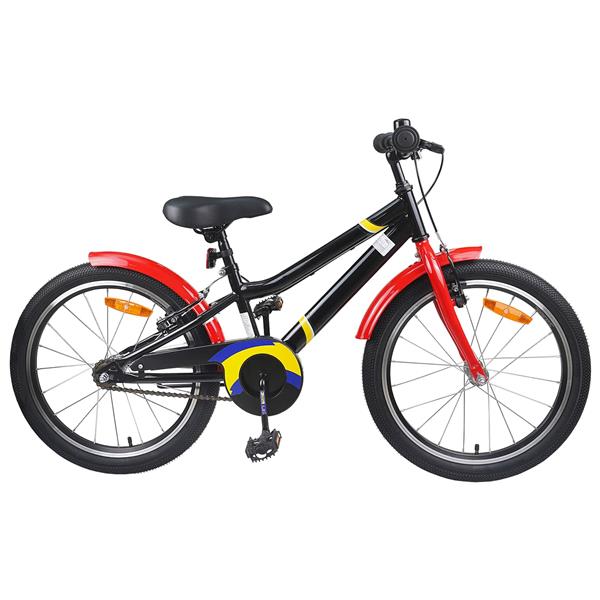 Grote foto vidaxl kinderfiets 22 inch voor 7 12 jaar oud blauw wit fietsen en brommers herenfietsen