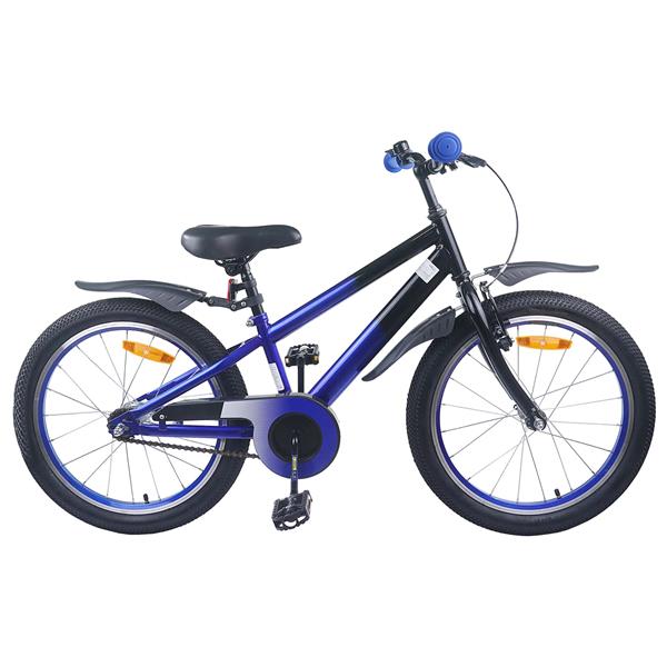 Grote foto vidaxl kinderfiets 20 inch voor 6 11 jaar oud blauw zwart fietsen en brommers herenfietsen