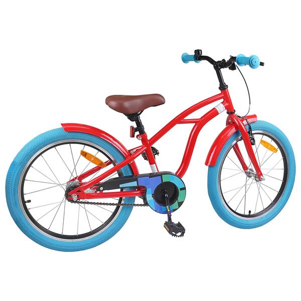 Grote foto vidaxl kinderfiets 20 inch voor 6 11 jaar oud rood fietsen en brommers herenfietsen