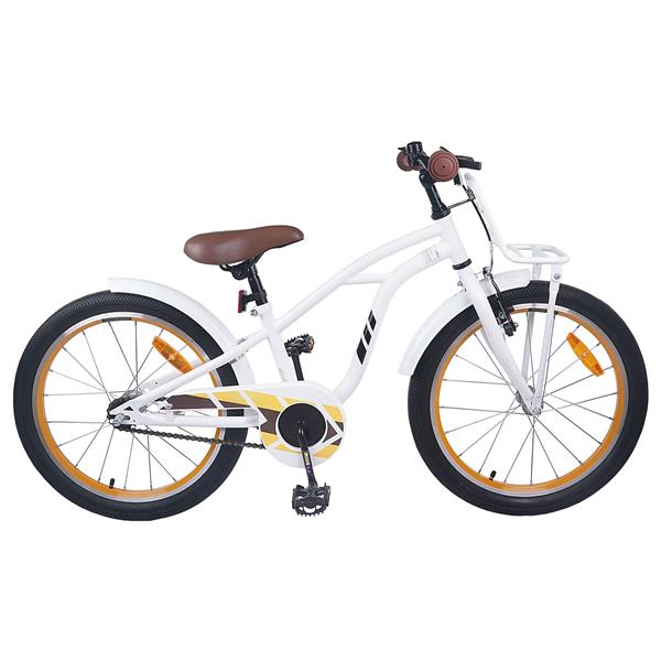 Grote foto vidaxl kinderfiets 20 inch voor 6 11 jaar oud wit fietsen en brommers herenfietsen