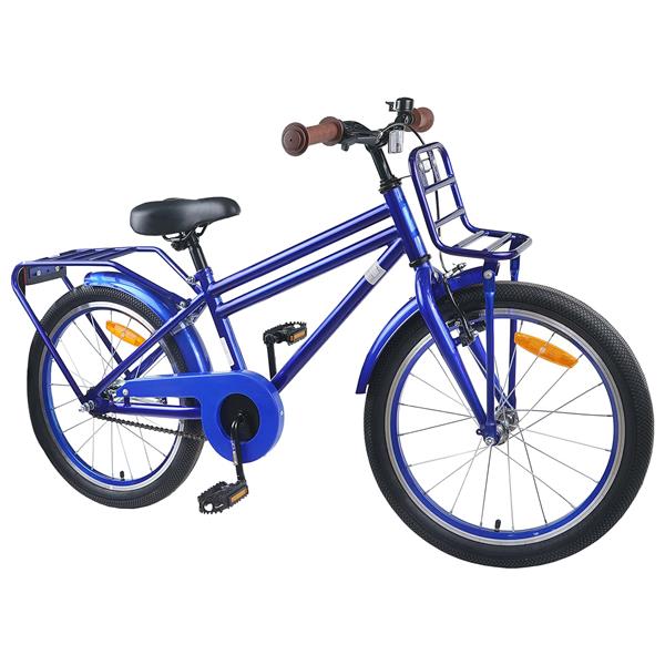 Grote foto vidaxl kinderfiets 20 inch voor 6 11 jaar oud donkerblauw fietsen en brommers herenfietsen