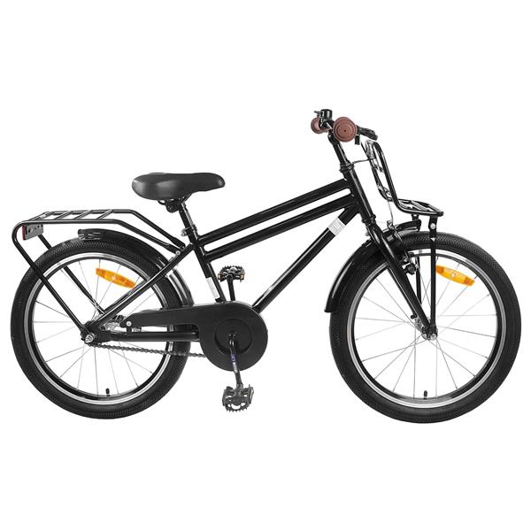 Grote foto vidaxl kinderfiets 20 inch voor 6 11 jaar oud zwart fietsen en brommers herenfietsen