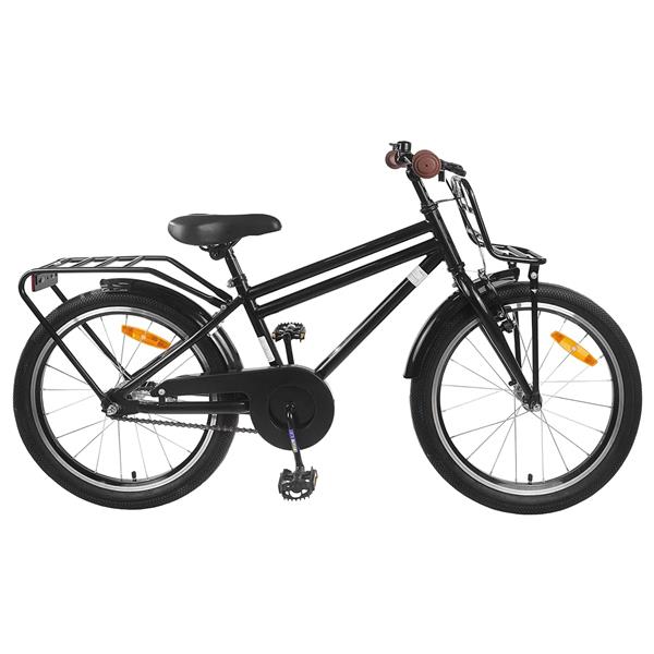 Grote foto vidaxl kinderfiets 20 inch voor 6 11 jaar oud zwart fietsen en brommers herenfietsen