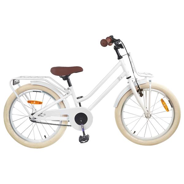 Grote foto vidaxl kinderfiets 22 inch voor 7 12 jaar oud wit fietsen en brommers herenfietsen