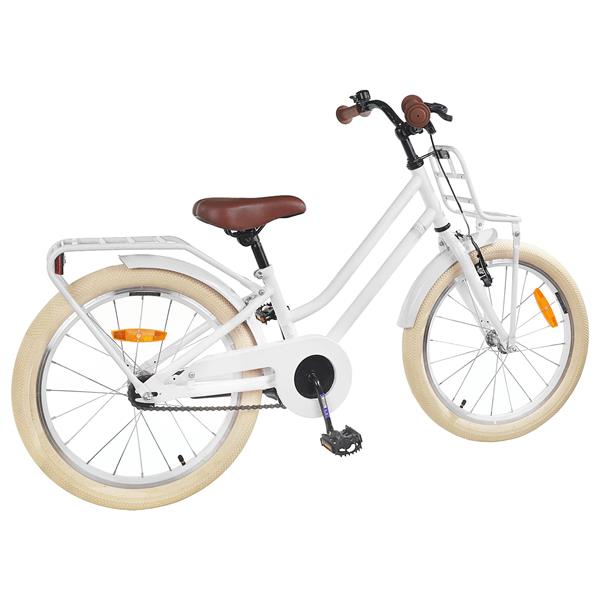 Grote foto vidaxl kinderfiets 22 inch voor 7 12 jaar oud wit fietsen en brommers herenfietsen