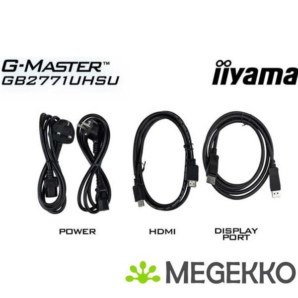 Grote foto iiyama g master gb2771uhsu b1 27 4k ultra hd ips 144hz gamingmonitor computers en software overige computers en software