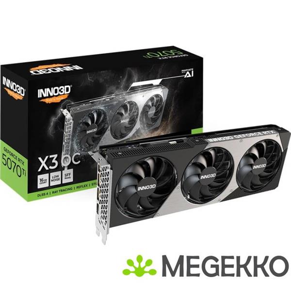 Grote foto inno3d geforce rtx 5070 ti x3 oc 16gb computers en software videokaarten