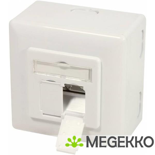 Grote foto logilink np0124 2 x rj 45 wandcontactdoos computers en software netwerkkaarten routers en switches