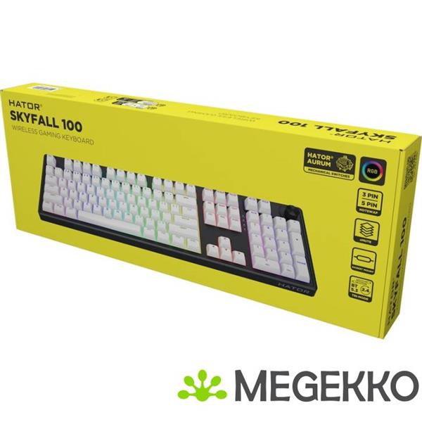 Grote foto hator skyfall 100 draadloos gaming toetsenbord computers en software toetsenborden