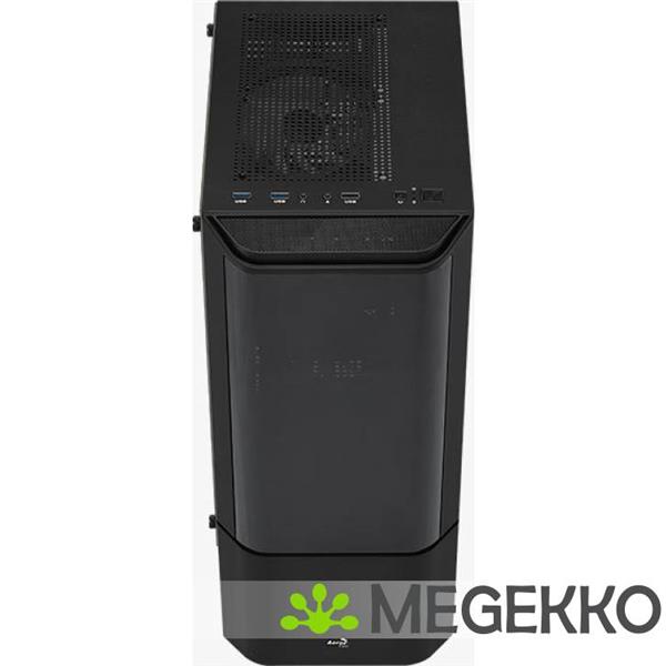 Grote foto aerocool quantum midi tower zwart computers en software behuizingen en kasten