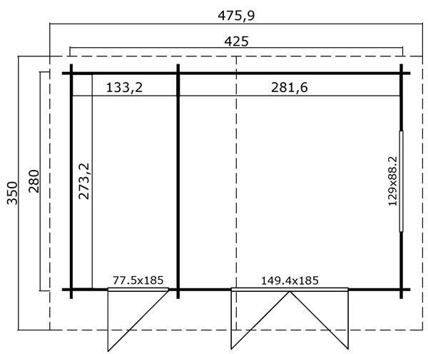Grote foto nieuw blokhut keila 34 tuin en terras tuinhuisjes en blokhutten