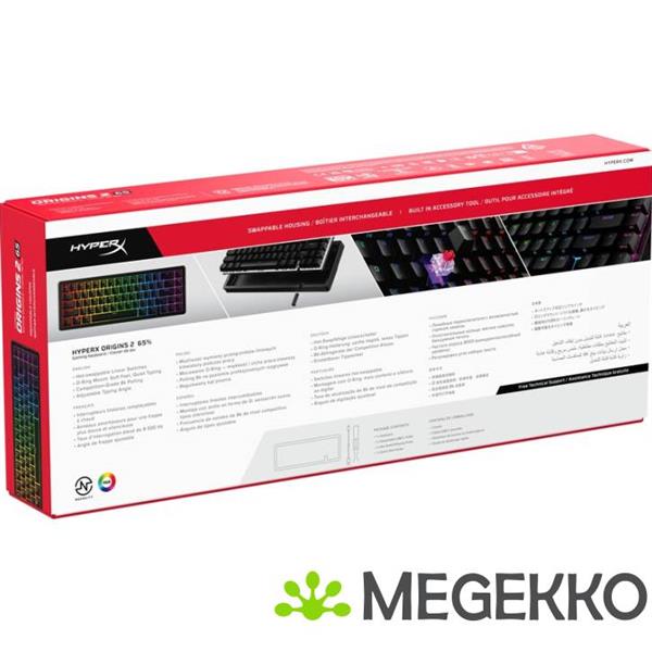 Grote foto hyperx origins 2 65 fr azerty bedraad toetsenbord computers en software toetsenborden