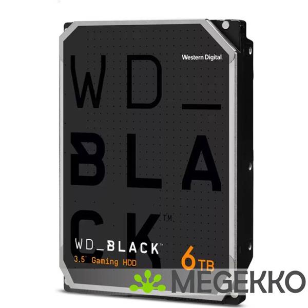 Grote foto western digital wd black wd6004fzbx interne harde schijf 6 tb 7200 rpm 256 mb 3.5 sata iii computers en software overige computers en software