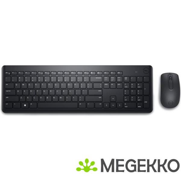 Grote foto dell km3322w toetsenbord inclusief muis kantoor rf draadloos azerty belgisch zwart computers en software overige computers en software