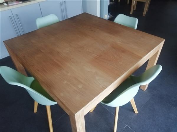 Grote foto eettafel met stoelen huis en inrichting eettafels