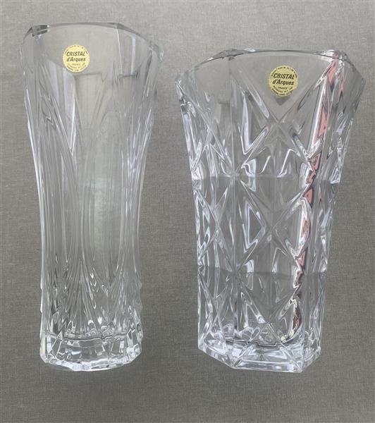 Grote foto 2 vazen christal d arques huis en inrichting servies